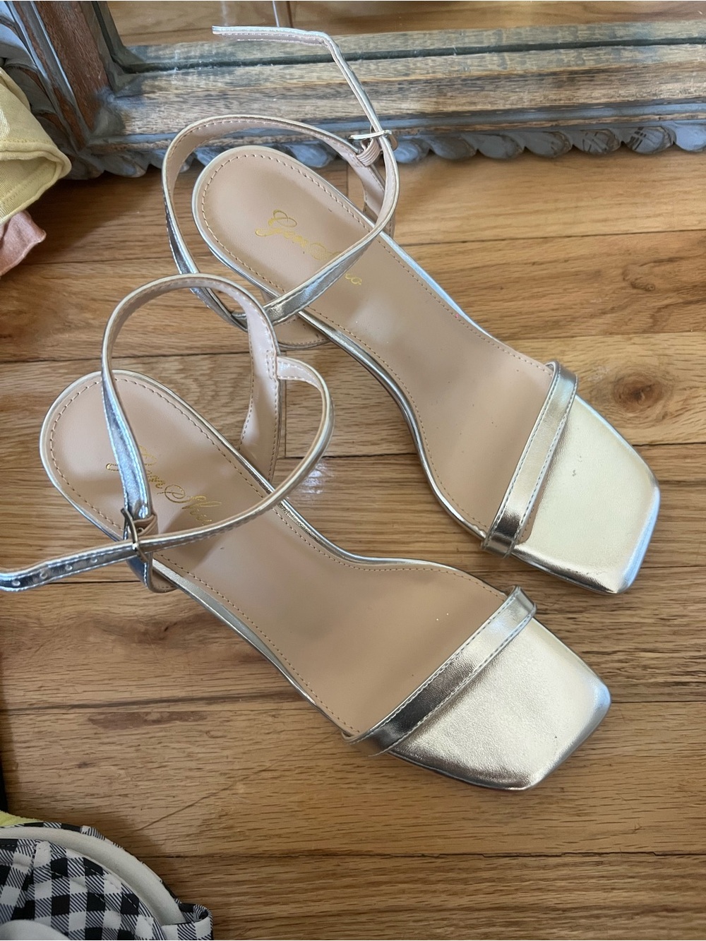Silver heels